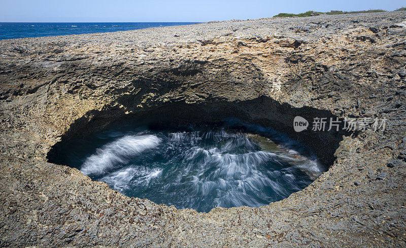 Watamula Hole located on the northernmost tip of Curaçao,  Netherlands Antilles, ABC Islands